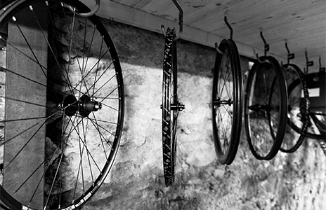 Fahrradlaufräder im Servicebereich von Radsport Steixner.