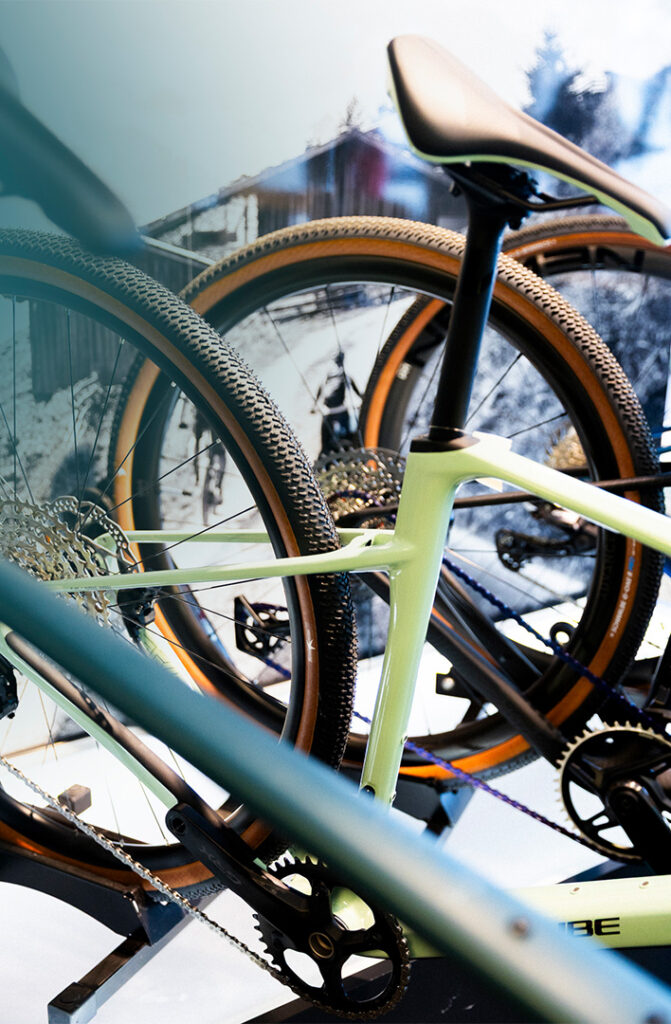 Gravelbike im Fahrradgeschäft von Radsport Steixner in Fulpmes.